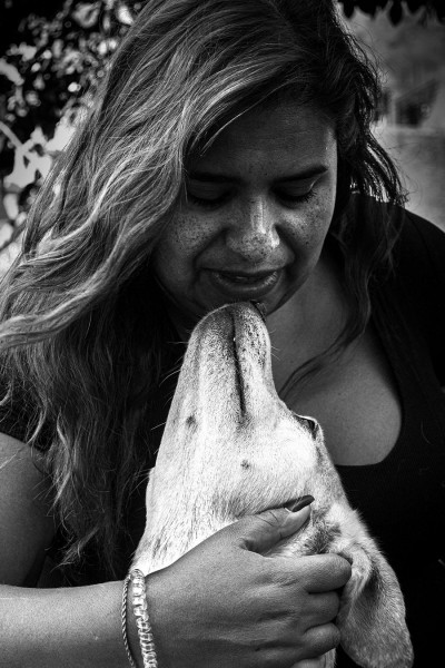 Retrato Adriana y Ren