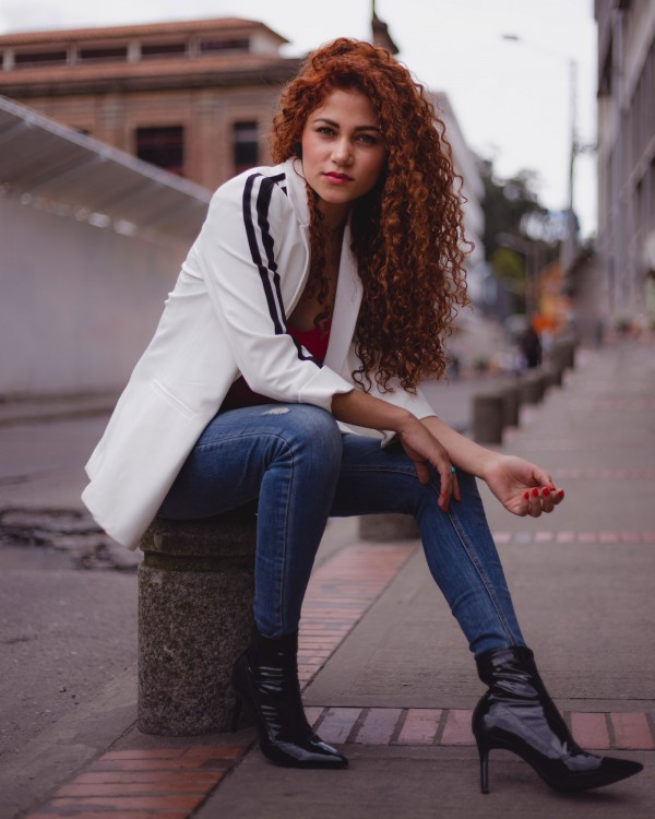 Diana chaqueta blanca