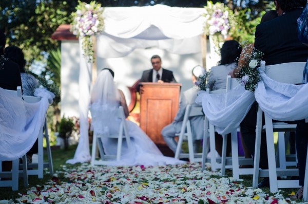 Boda en el jardín