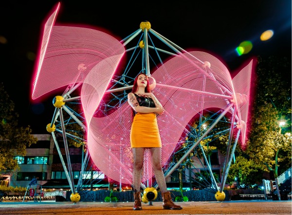 Parque de la 93 Lightpainting